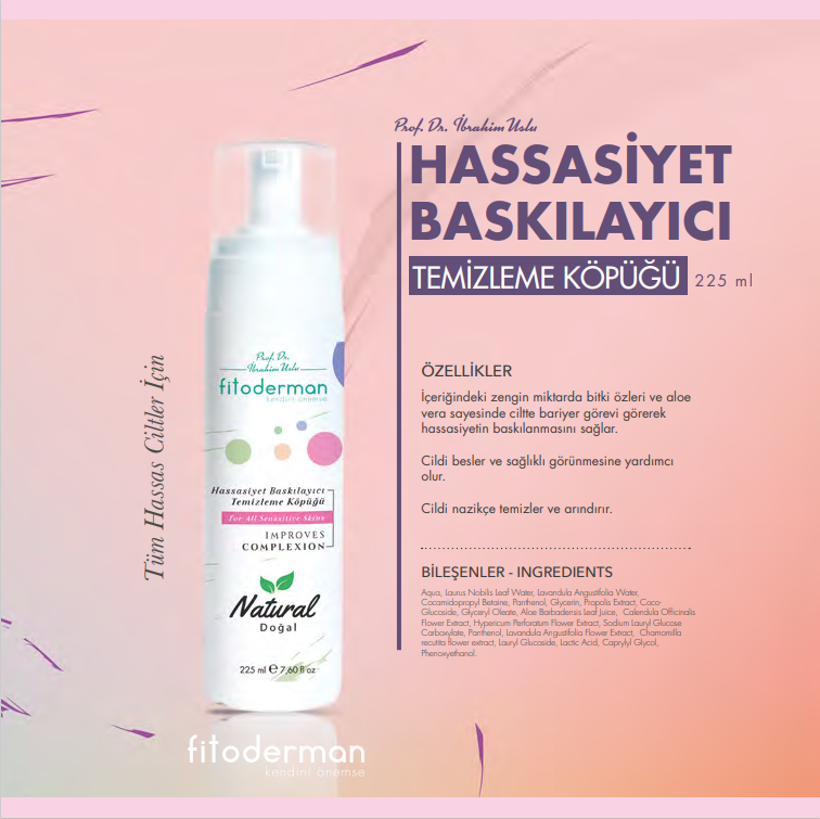 Fitoderman Hassasiyet Baskılayıcı Temizleme Köpüğü